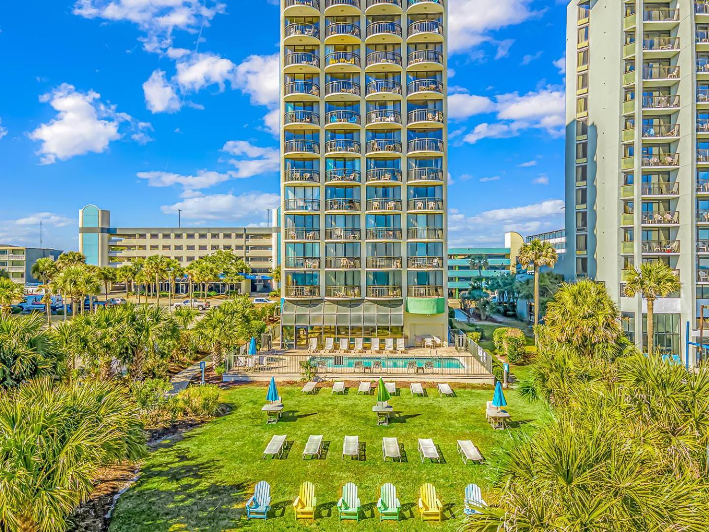 Ocean View Double Suite! Sleeps 4 Meridian Plaza 705 Myrtle Beach Esterno foto
