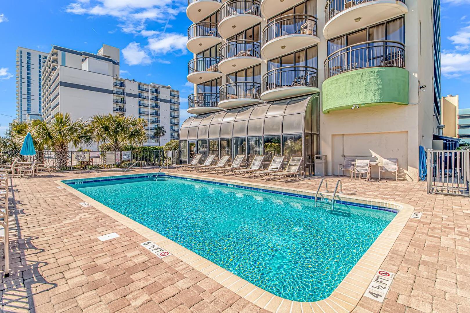 Ocean View Double Suite! Sleeps 4 Meridian Plaza 705 Myrtle Beach Esterno foto