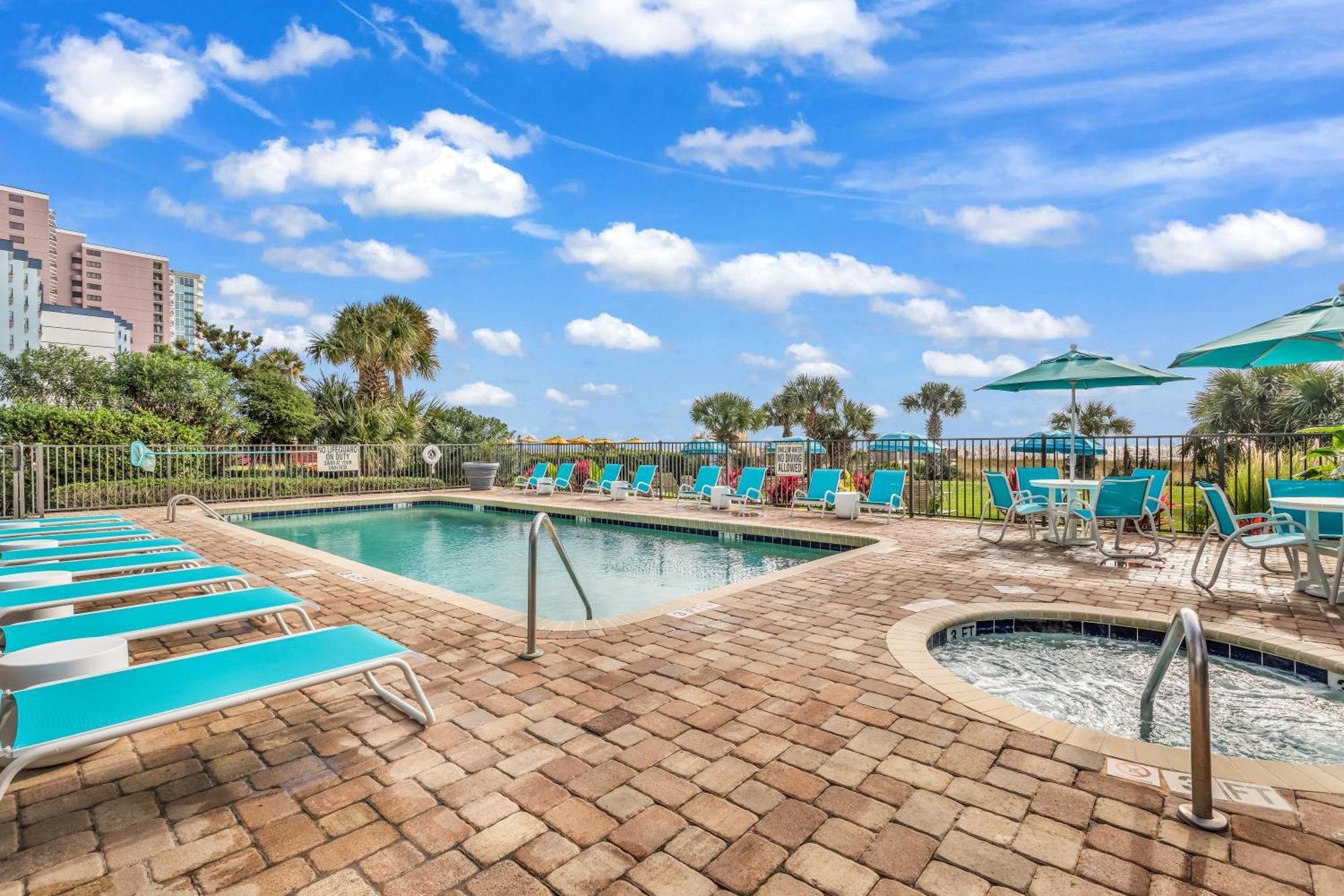 Ocean View Double Suite! Sleeps 4 Meridian Plaza 705 Myrtle Beach Esterno foto
