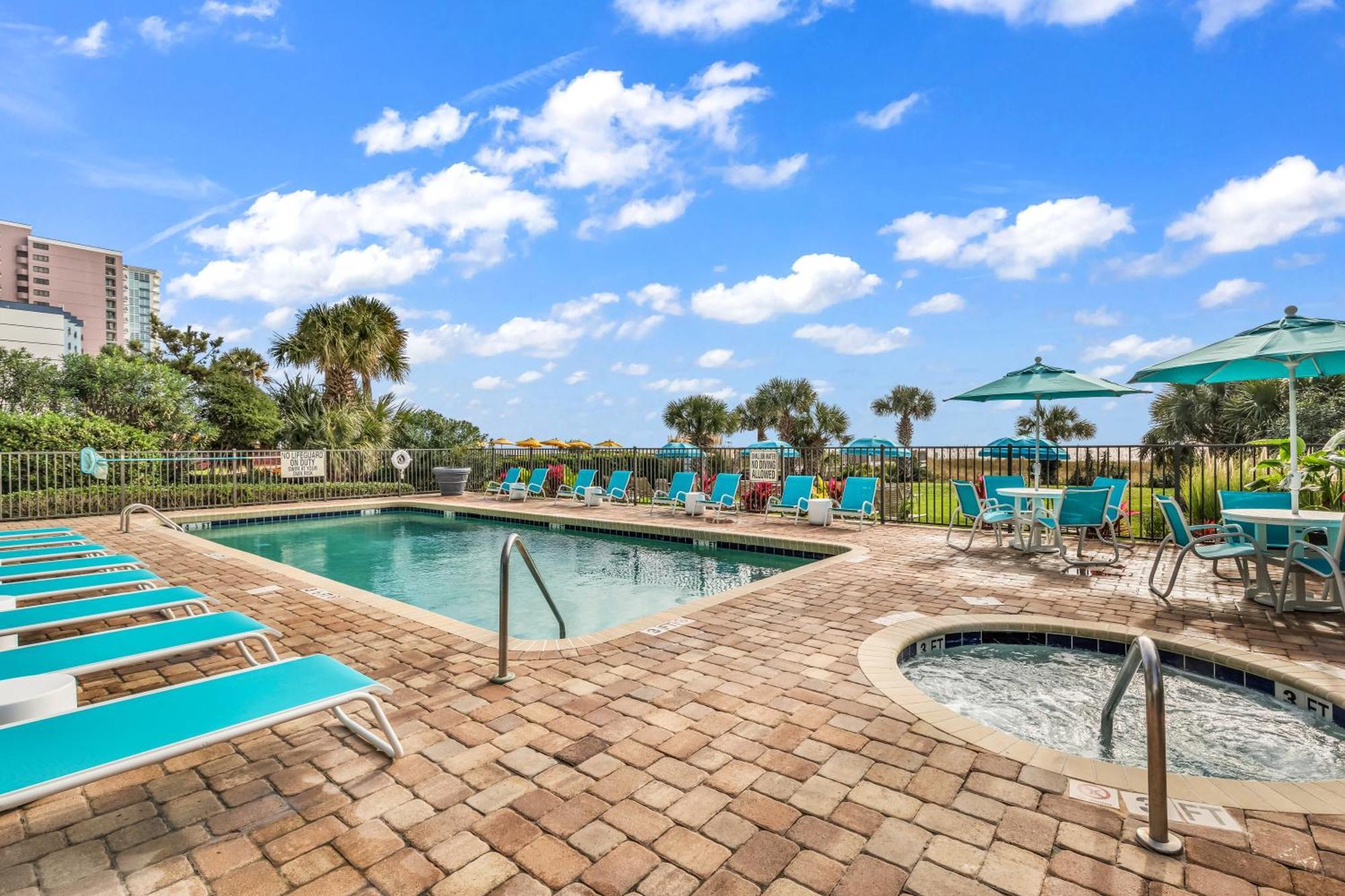 Ocean View Double Suite! Sleeps 4 Meridian Plaza 705 Myrtle Beach Esterno foto