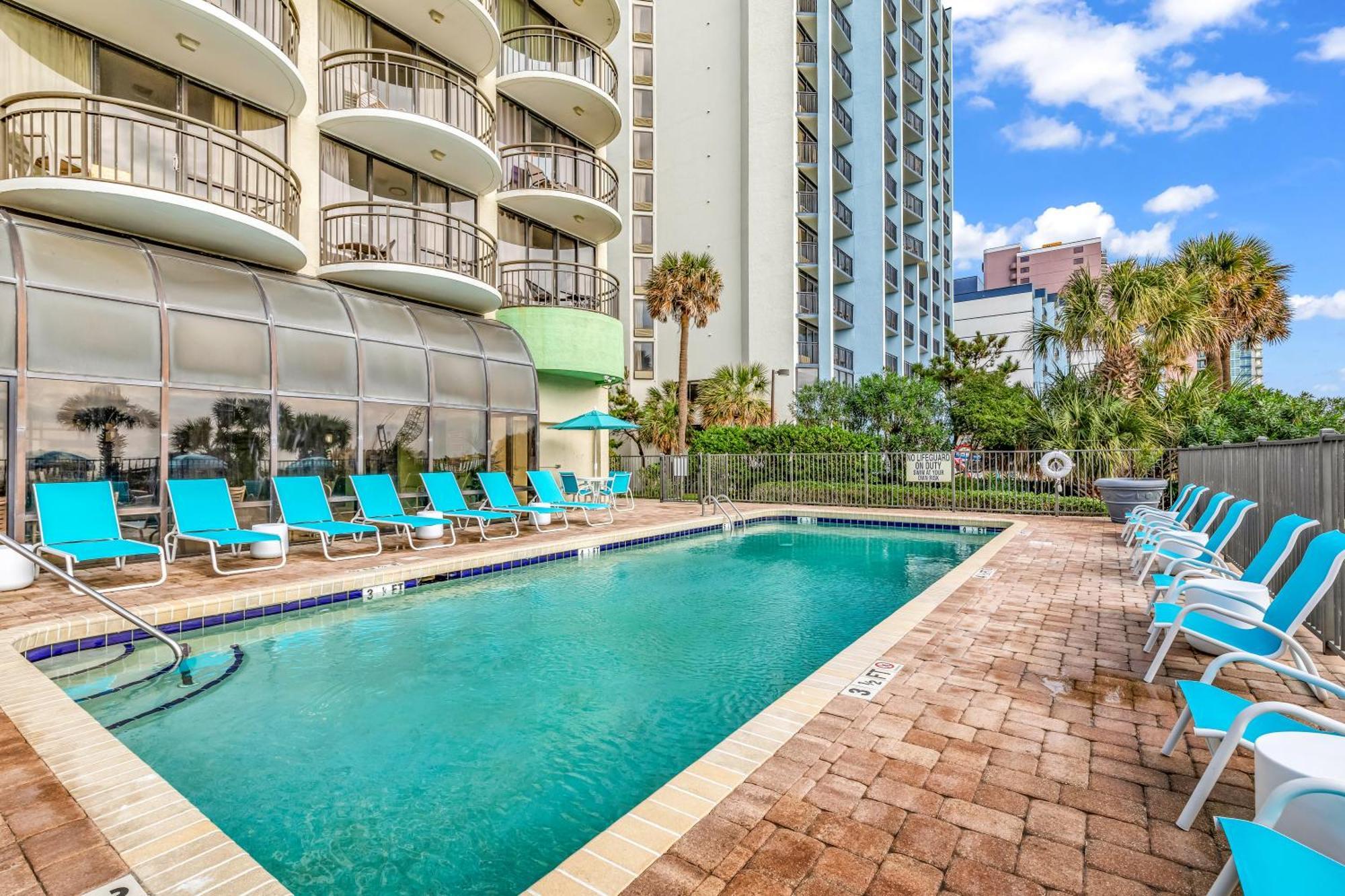 Ocean View Double Suite! Sleeps 4 Meridian Plaza 705 Myrtle Beach Esterno foto