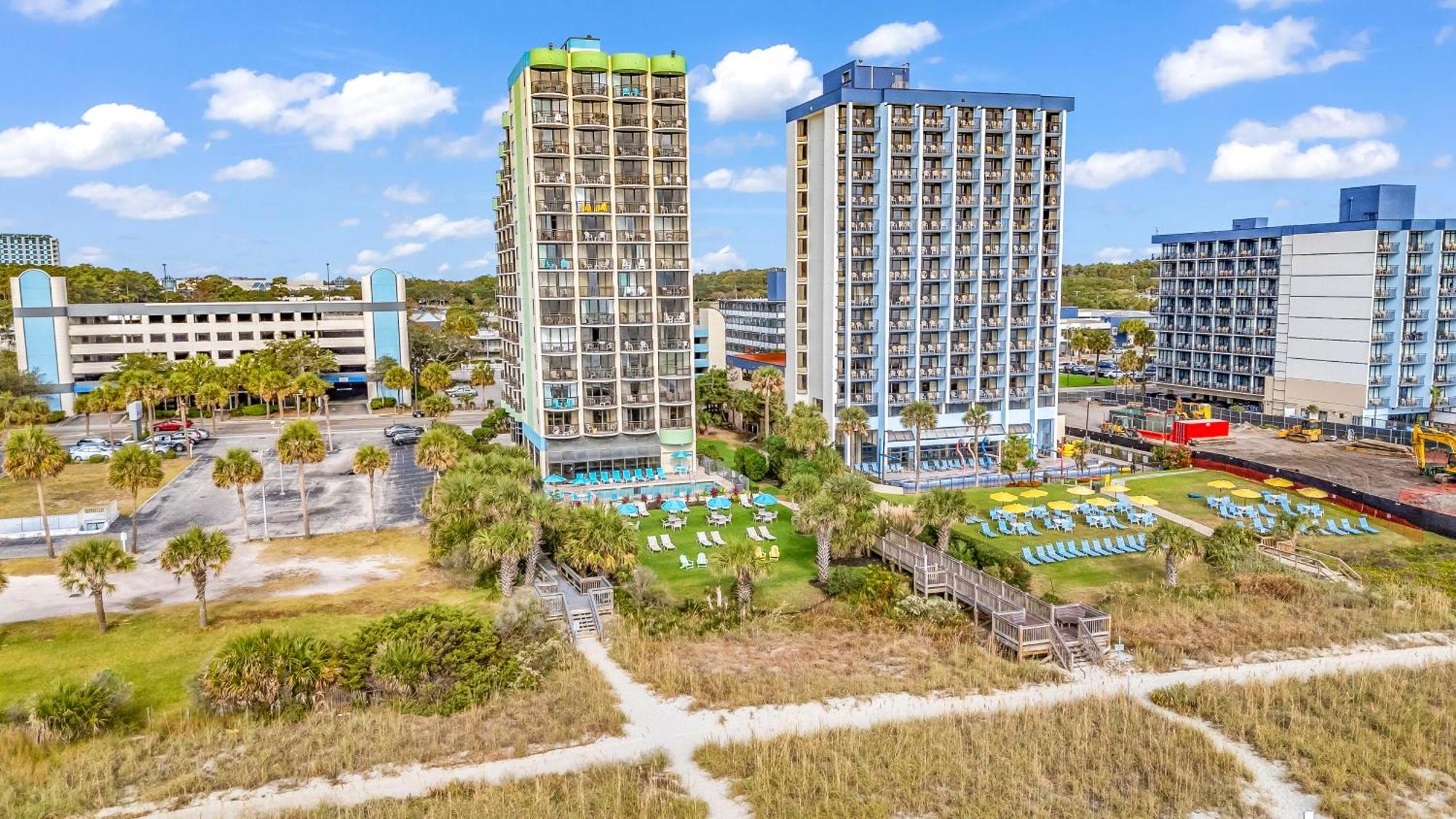 Ocean View Double Suite! Sleeps 4 Meridian Plaza 705 Myrtle Beach Esterno foto