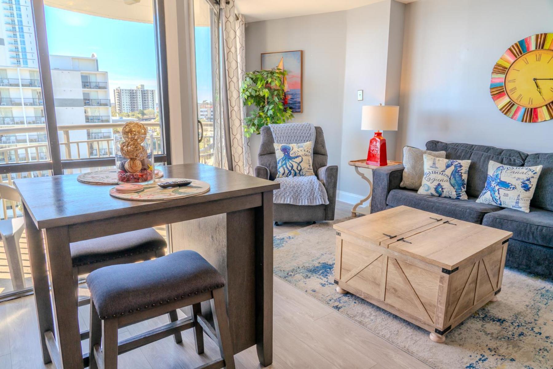 Ocean View Double Suite! Sleeps 4 Meridian Plaza 705 Myrtle Beach Esterno foto